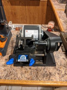 Rekey cutter on table